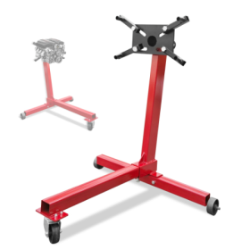 Engine Stand 750LBS Capacity, 360 Degree Rotating Engine Run Stand With 3-Casters, Heavy Duty Motorcycle Engine Stand For Auto Repair, Vehicle Mainten