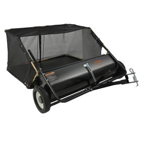 VEVOR Lawn Sweeper Tow Behind Leaf Yard Collector 50" 26 Cu. Ft. Adjustable