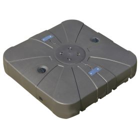 Cantilever Umbrella Base With Wheels 330 Lbs Sand 286 Lbs Water Heavy Duty Coffee