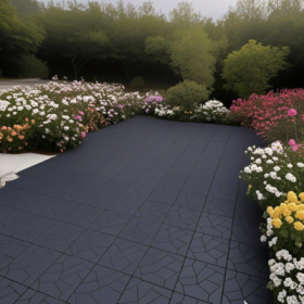 Plastic Interlocking Deck Tiles,44 Pack Patio Deck Tiles,12x12 Square Waterproof Outdoor All Weather Use, Outdoor And Indoor Patio Decking Tiles For P (Option: Style6)